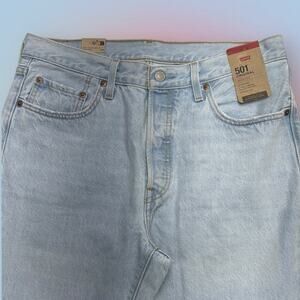 LEVI’S 501 Women’s 32 x 30 High Rise BUTTON FLY Straight Leg Blue Jeans